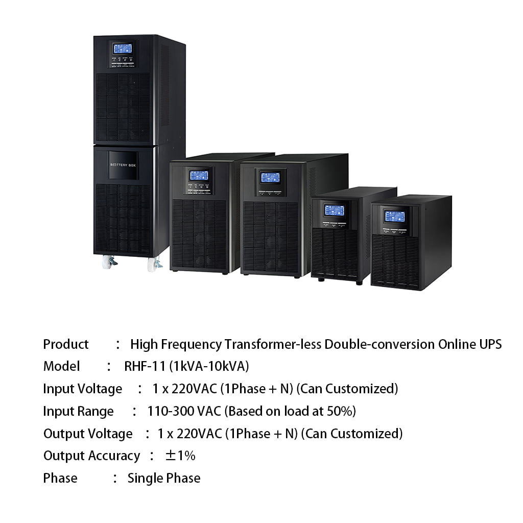 RHF-11 Single Phase High Frequency UPS